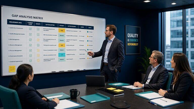How to Conduct a Gap Analysis for ISO 13485 or FDA QMSR Certification