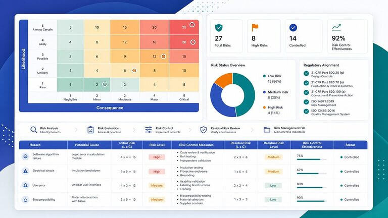 21 CFR Part 820 Risk Management: Requirements and How to Implement Them